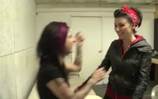 Joanna Angel is getting nailed, although her boyfriend got bored, so he could go home