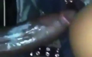Ebony college babe got what she asked for and enjoyed every single second of it