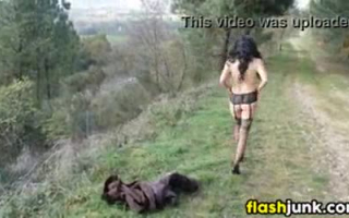 Redhaired Czech Flasher Fucked By His Korean Bff