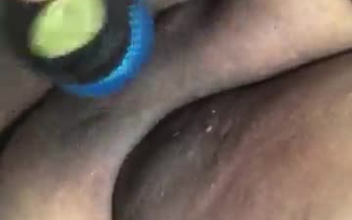 Cock hungry brunette having tons of cum