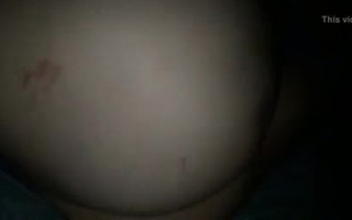 Dark haired babe is having wild sex with her lover, while her parents are out of town