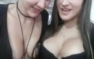 Horny babes are moaning while they are getting their partners' hard pussies from behind, in the back of a car.