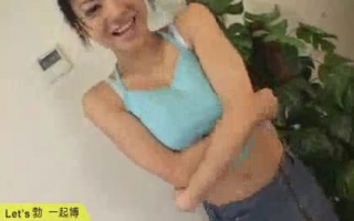 Tattooed Asian girl in a tight, red dress, Aoi Uehara likes to have sex with her handsome neighbor