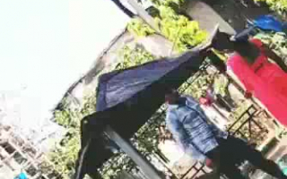 Freche Schlampe Saree vor ihrem Mann gefickt